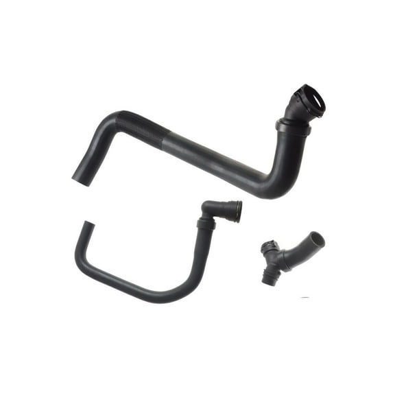 Upper Radiator Hose Y-Connector Lower Degaus 3Pcs Fit for 2011-2019 Ford F-150