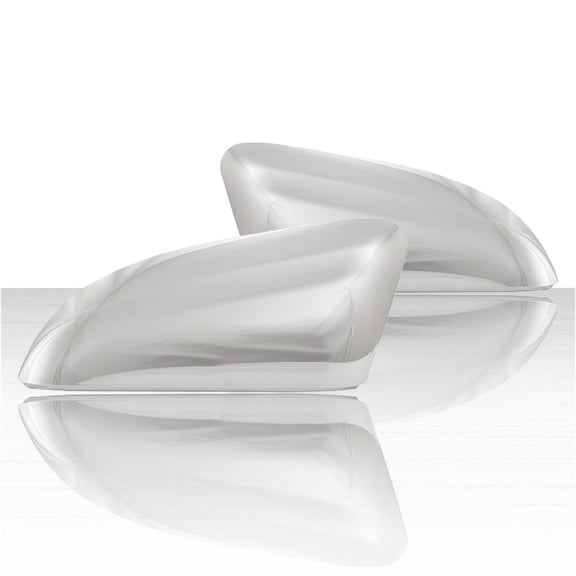 Upper Replacement Mirror Cover Set for 2016-2019 Ford Explorer - Chrome