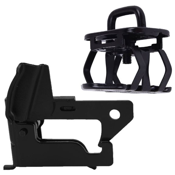 Upper Safety Catch Latch Lock (2-Pack) - Black Steel Replacement