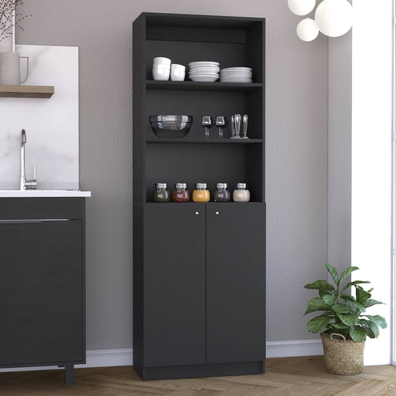 Upper Shelves for Quick Access - Multi-Functional Bookcase for Various Rooms