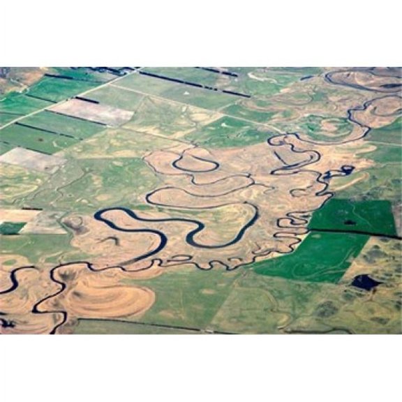 Upper Taieri River Taieri Plains Near Mosgiel Otago New Zealand Poster Print by David Wall