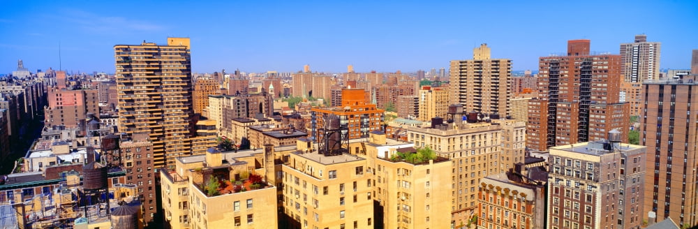 Upper West Side Manhattan New YorkB3 Canvas Art - Panoramic Images (36 x 12)
