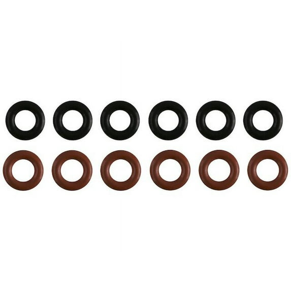 Upper and Lower Fuel Injector O-Ring - Compatible with 2010 - 2012 Ford Fusion 3.5L V6 2011