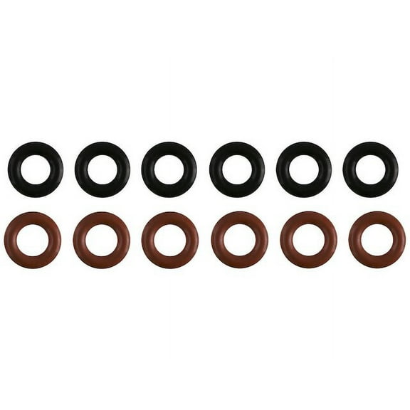 Upper and Lower Fuel Injector O-Ring - Compatible with 2010 - 2012 Ford Fusion 3.5L V6 2011