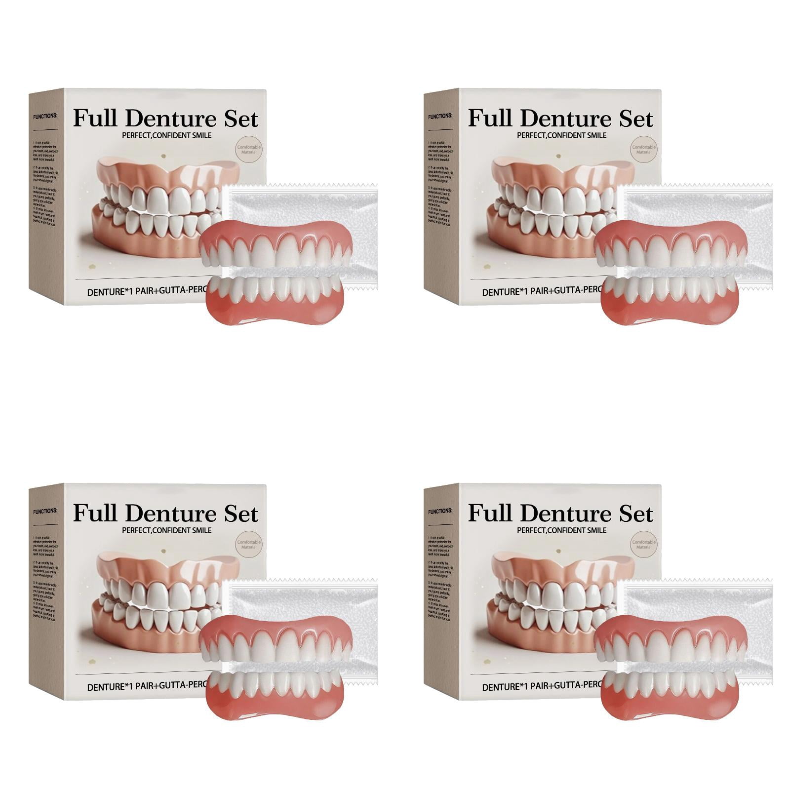 Upper and Lower Veneer, Dentures for Women and Men, Silicone Denture ...