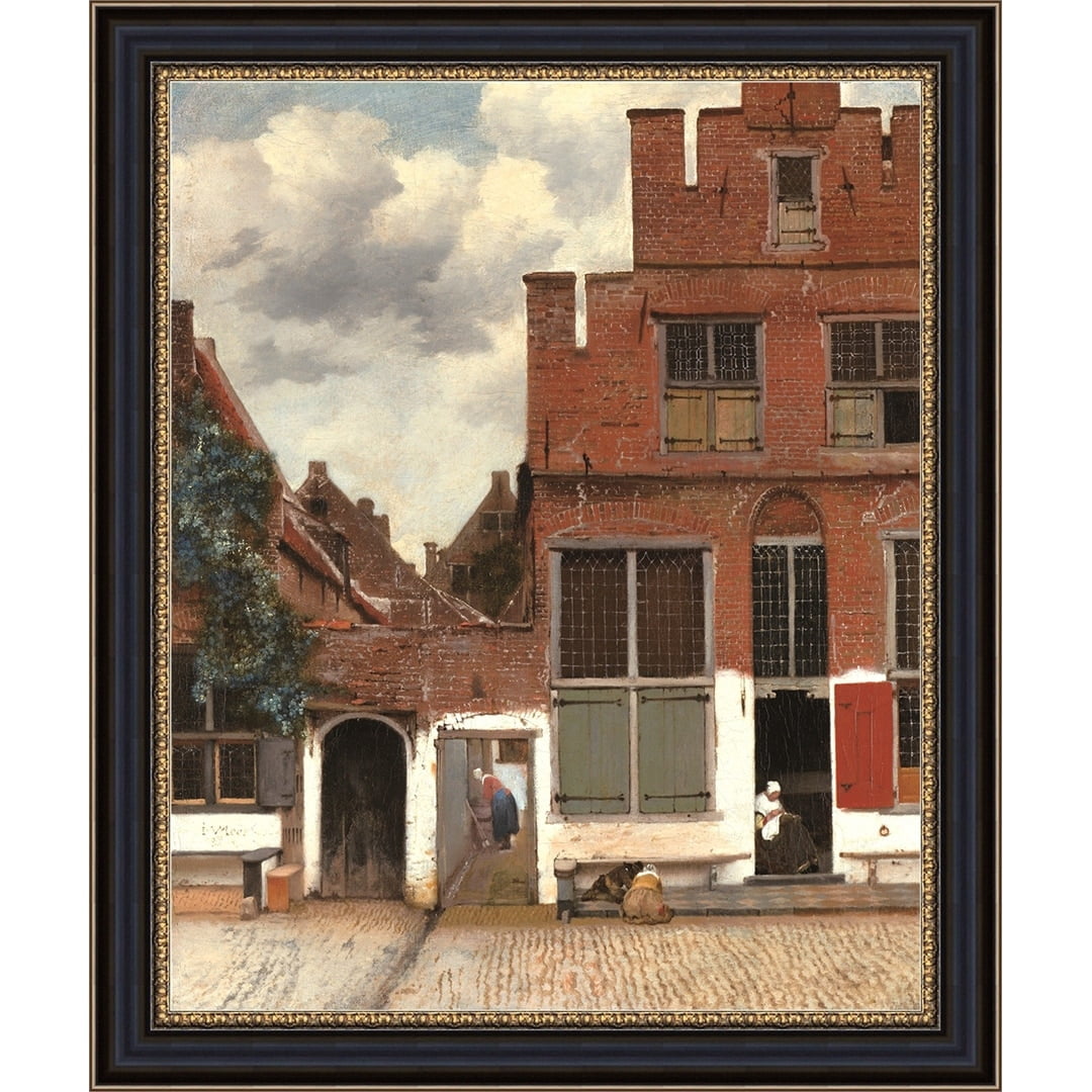 UpperPin Inc. The Little Street by Johannes Vermeer Giclee Print Oil