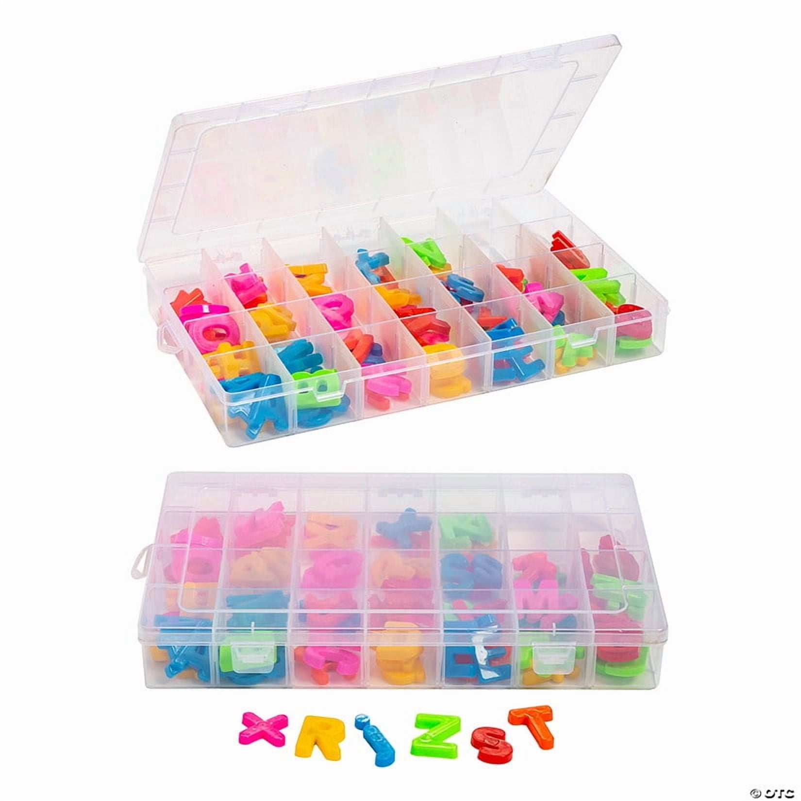 Uppercase & Lowercase Magnetic Letters with Storage Kit - 115 Pieces ...