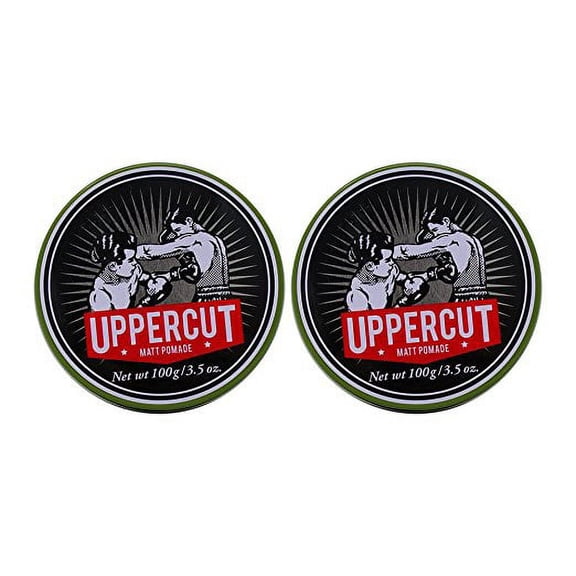 Uppercut Deluxe Matte Pomade Medium Hold 3.5 oz Set of 2