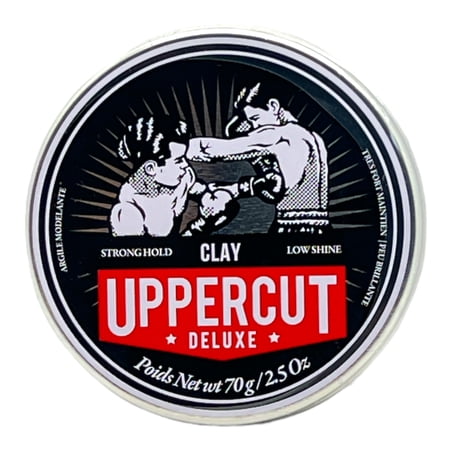 Uppercut Deluxe Clay Strong Hold Low Shine 2.5 Oz