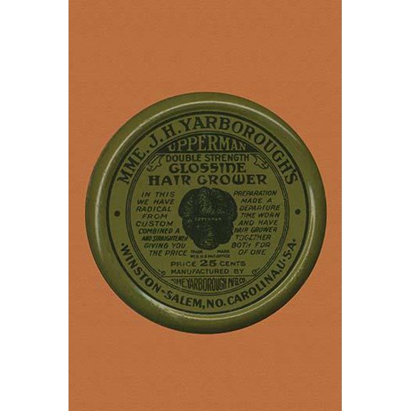Upperman Glossine Hair Grower-Fine Art Canvas Print (20" x 30")
