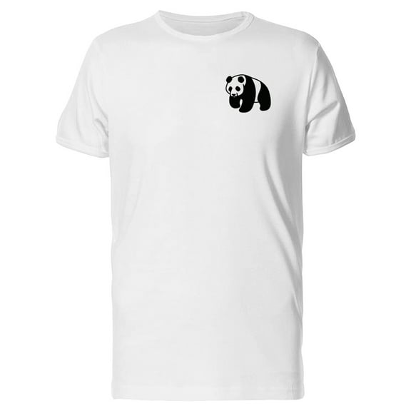 Upperside Cute Panda T-Shirt Men -Image by Shutterstock, Male x-Large