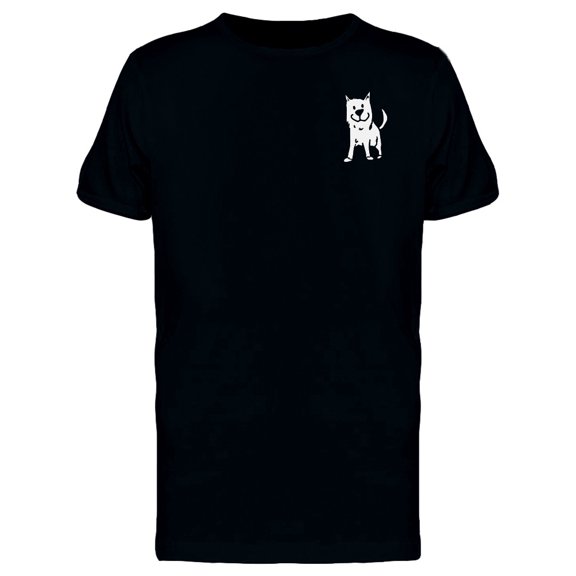 Upperside Cute Small Dog T-Shirt Men -Image by Shutterstock, Male Medium