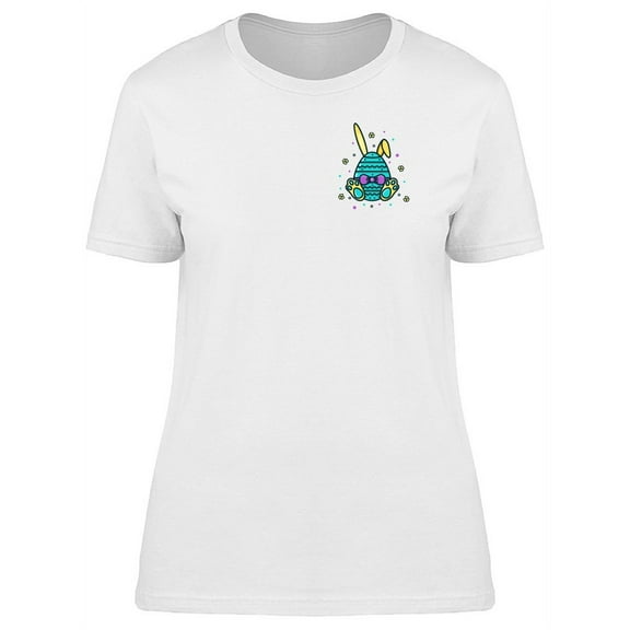Upperside Egg Bunny Ears T-Shirt Women -Image by Shutterstock, Female Large