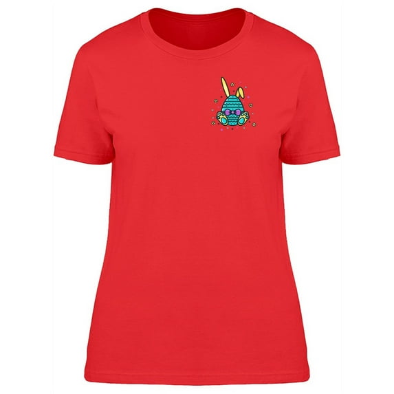 Upperside Egg Bunny Ears T-Shirt Women -Image by Shutterstock, Female Medium