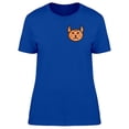 thumbnail image 1 of Upperside Evil Cat Head T-Shirt Women -Image by Shutterstock, Female Small, 1 of 2