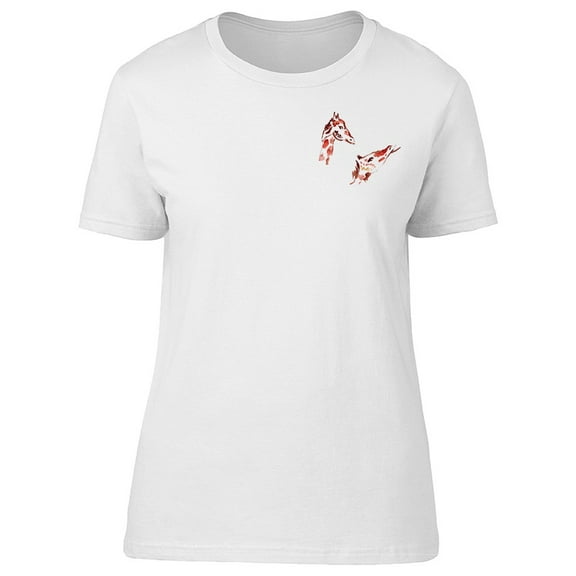 Upperside Giraffe Heads T-Shirt Men -Image by Shutterstock, Male Large