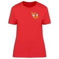 thumbnail image 1 of Upperside Happy Sitting Fox T-Shirt Women -Image by Shutterstock, Female XX-Large, 1 of 2