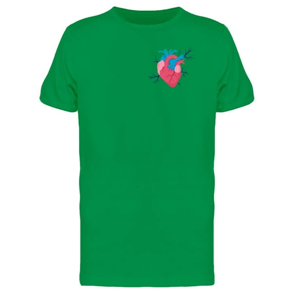 Upperside Human Heart With Veins Tee Men's -Image by Shutterstock
