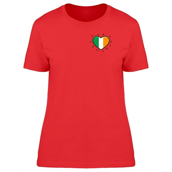 Upperside Irish Heart T-Shirt Women -Image by Shutterstock, Female XX-Large