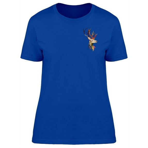 Upperside Low Poly Deer T-Shirt Women -Image by Shutterstock, Female Medium