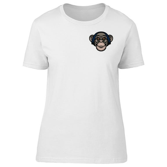 Upperside Monkey Head T-Shirt Men -Image by Shutterstock, Male Medium