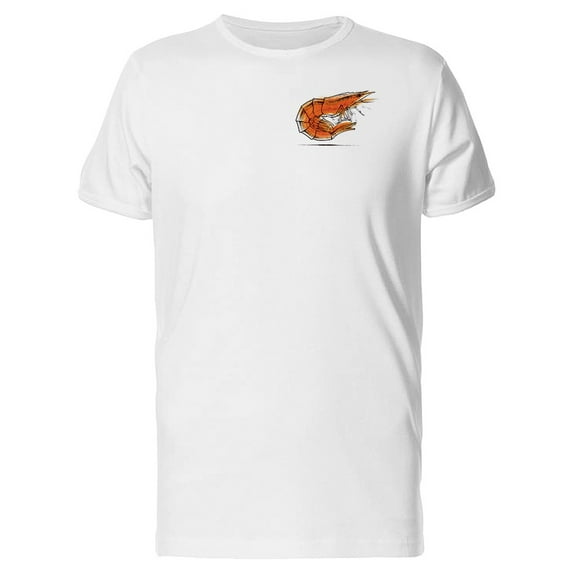 Upperside Painted Shrimp T-Shirt Men -Image by Shutterstock, Male XX-Large