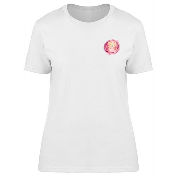 Upperside Pink Buttercup T-Shirt Women -Image by Shutterstock, Female Small