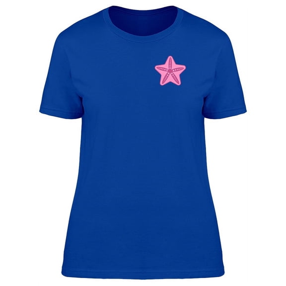Upperside Pink Starfish T-Shirt Women -Image by Shutterstock, Female Small