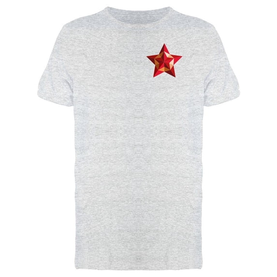 Upperside Red Yellow Star Tee Men's -Image by Shutterstock