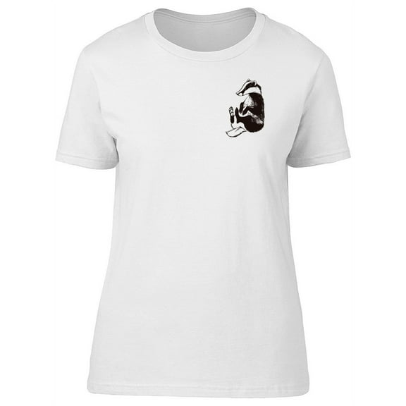 Upperside Sitting Badger T-Shirt Men -Image by Shutterstock, Male Medium