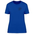 thumbnail image 1 of Upperside Small Flower Outline T-Shirt Women -Image by Shutterstock, Female Large, 1 of 2