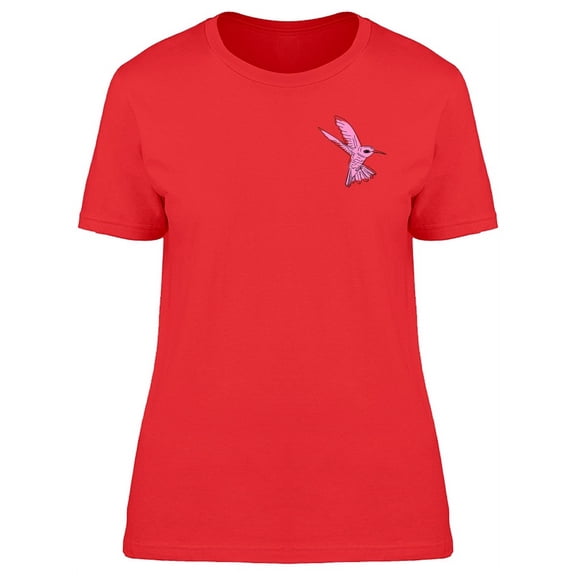 Upperside Small Pink Hummingbird T-Shirt Women -Image by Shutterstock, Female Small