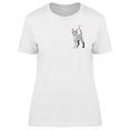 thumbnail image 1 of Upperside Walking Cat T-Shirt Women -Image by Shutterstock, Female Small, 1 of 2