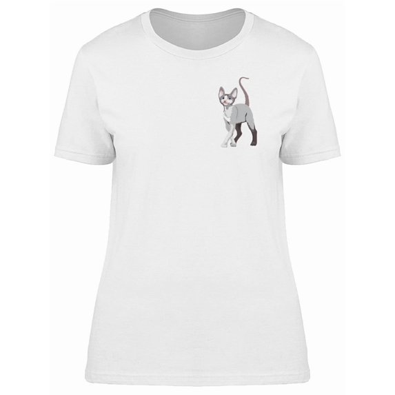 Upperside Walking Cat Tee Women's -Image by Shutterstock