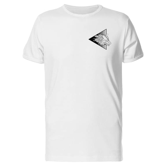 Upperside Wolf & Triangle T-Shirt Men -Image by Shutterstock, Male 3X-Large