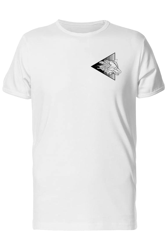 Upperside Wolf & Triangle T-Shirt Men -Image by Shutterstock, Male 4X-Large