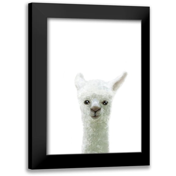 Uppsala Studio 18x24 Black Modern Framed Museum Art Print Titled - Llama