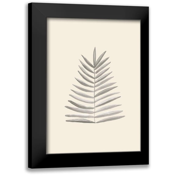 Uppsala Studio 18x24 Black Modern Framed Museum Art Print Titled - Palm Leaf Ink