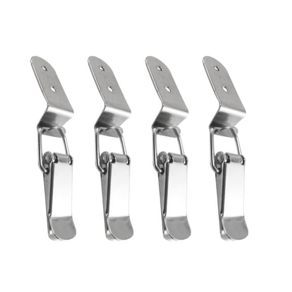 Uprades Steel Catch lock set Corner Mounting Suitcases Clasps Hardware Toggles Clamp Lock for Enhances Security on Box