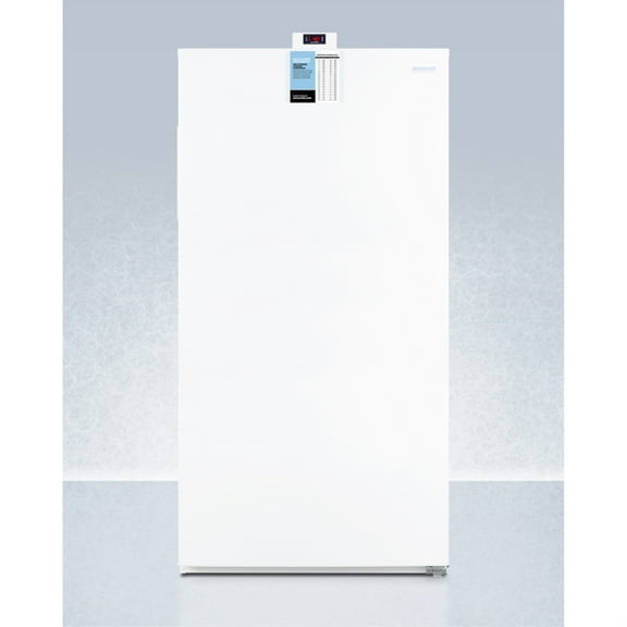 Upright 18 cu.ft. all-refrigerator in white