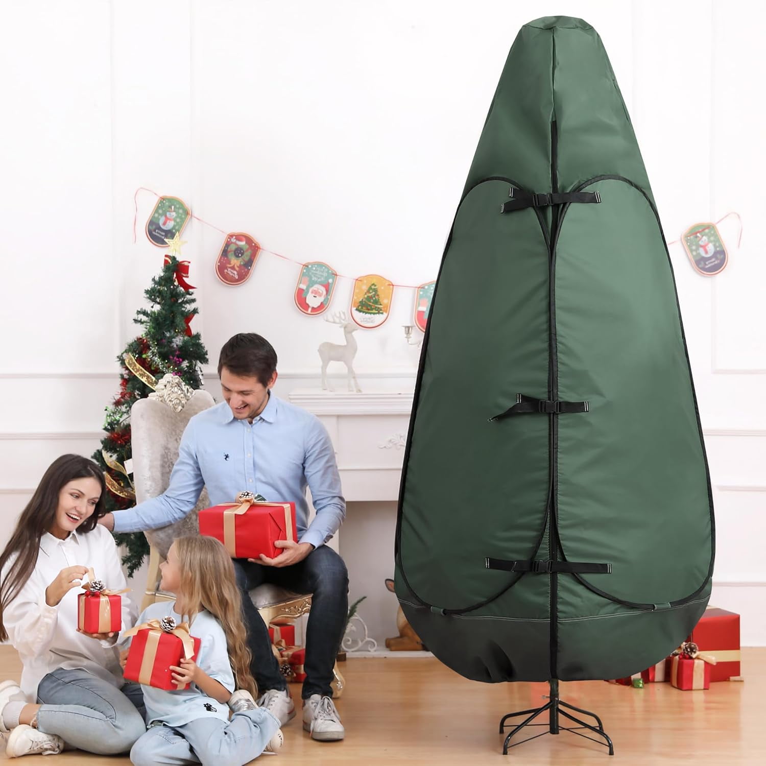 Upright Christmas Tree Storage Bag 7.5 Ft, Artificial Christmas Tree