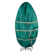 Tiny Tim Totes Upright Christmas Tree Storage Bag for 7.5ft Trees, 600D Canvas with Zipper, Green
