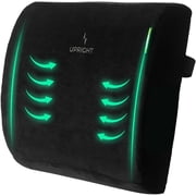 UpRight Lumbar Memory Foam Ergonomic Backrest Cushion, 14x12x4"