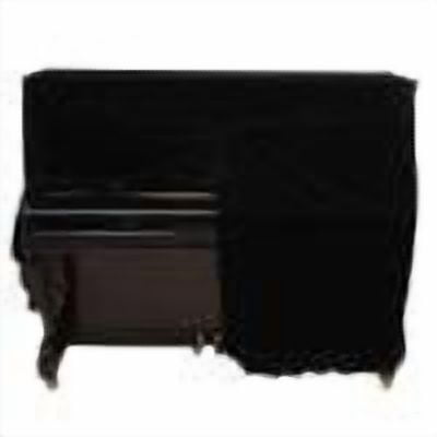 Upright Piano Dust Cover Vertical Piano Cover Piano Keyboard Protector Sport Supplies (Black)