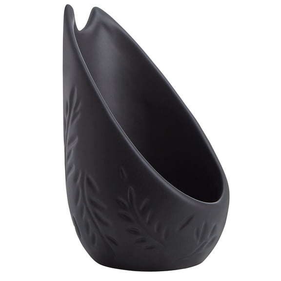 Embossed Upright Spoon Rest Utensil Holder