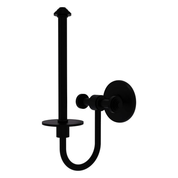 Upright Toilet Tissue Holder - Matte Black