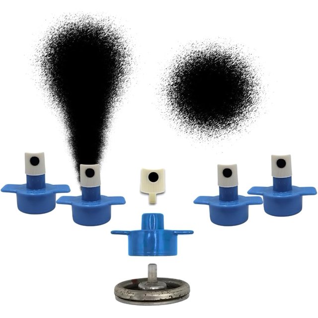 Uprok Two Finger Wing Cap Spray Paint Adapter Set 5ct Plus 5 NY Fat
