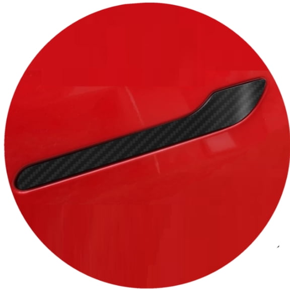 Upromax Car Door Handle Cover 3M 2080 Tesla Model 3Y Chrome Delete Carbon Fiber