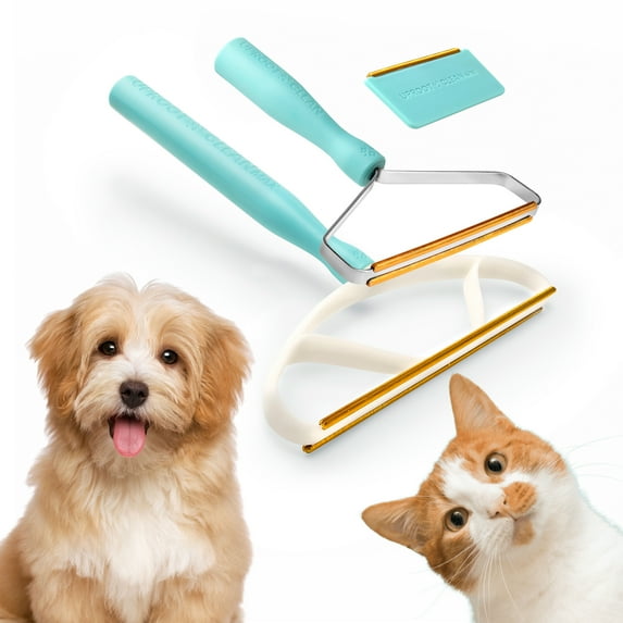 The Uproot Clean Fur-nado Survival Kit - Max, Pro and Mini - Pet Hair Removers and Carpet Scraper - Easy Cat Hair Remover & Dog Hair Remover for Couch, Clothes & Rugs - Gets Every Hair!