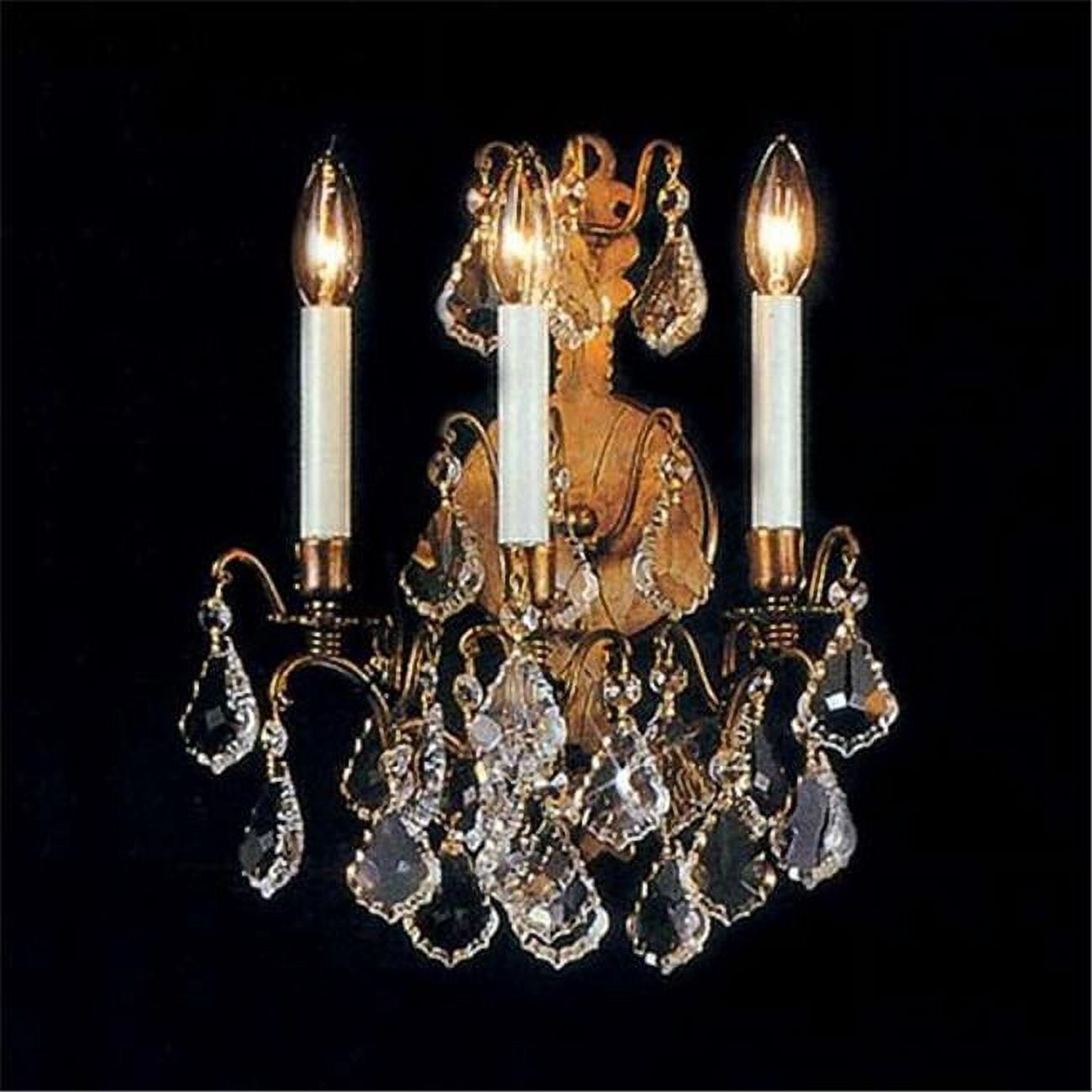 Upscale Chandelier 48309003CH 3Light Versailles Antique Reproduction